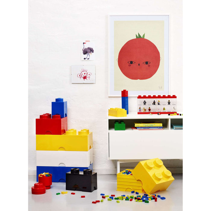 LEGO - Opbergbox Brick 4, Geel - LEGO