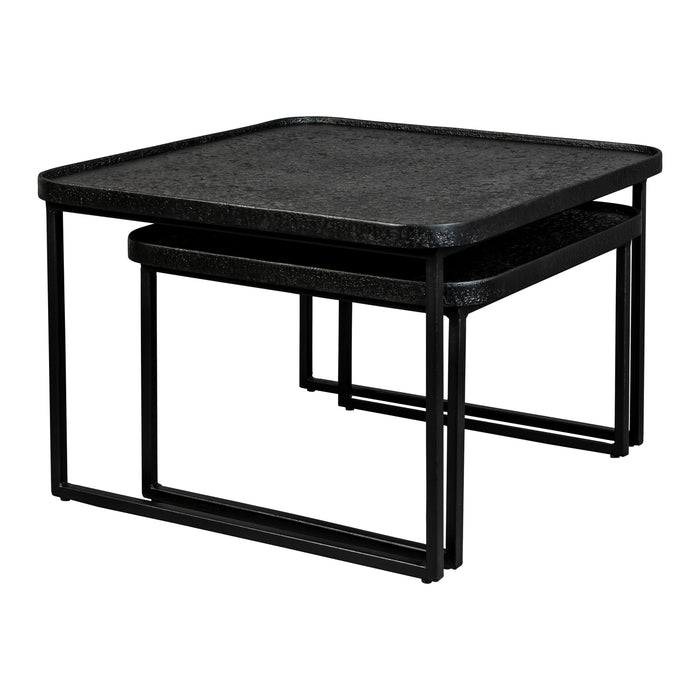 Dutchbone Winston Salontafel - Set van 2 - Zwart