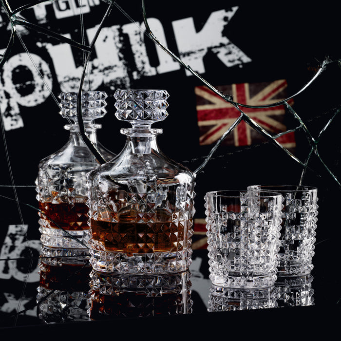 Nachtmann Punk Karaf en Whiskey Tumblers 3-delig