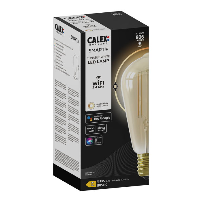 Calex Smart LED E27 ST64 16 cm Rustieklamp