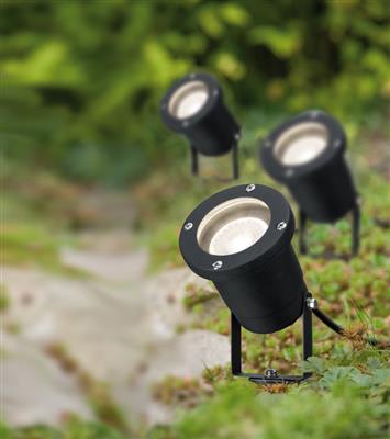 Paulmann 988.97 Grondverlichting voor buiten Zwart GU10 3,5 W LED