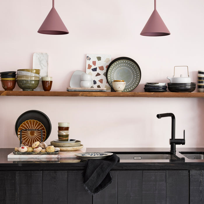 HKliving Triangle Hanglamp M - Paars