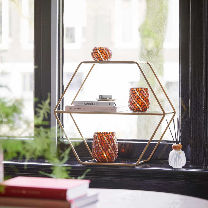 Riverdale Etagère Rocco goud 55 cm