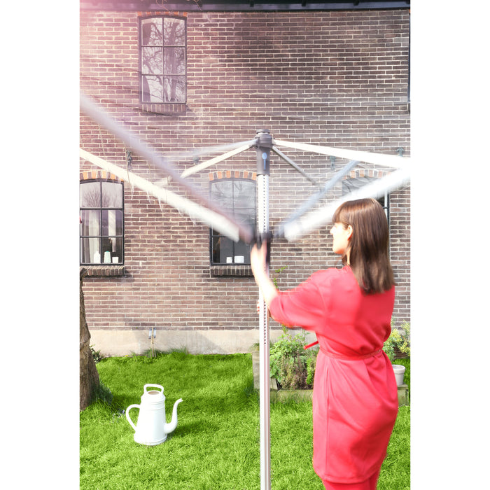 Brabantia Lift-O-Matic Advance Droogmolen 60 m + Grondanker