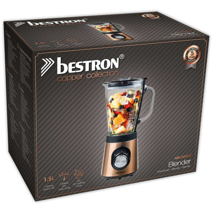 Bestron Blender 1,5L Glaskan Koper 500W