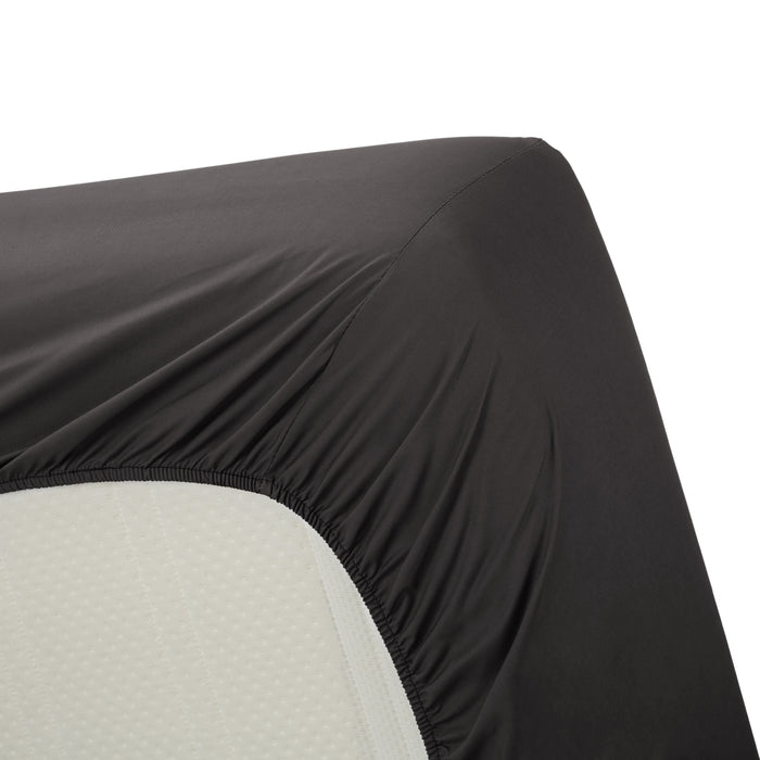 Ambiante Cotton Uni Hoeslaken 160 x 200 cm - Antraciet