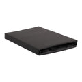 Ambiante Cotton Uni Hoeslaken 180 x 200 cm - Antraciet