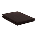 Ambiante Cotton Uni Hoeslaken 180 x 210/220 cm - Bruin