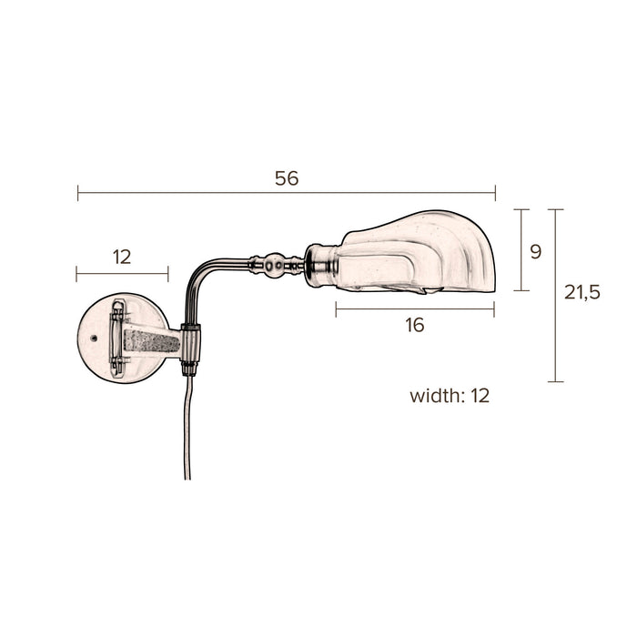 Dutchbone Lily Wandlamp