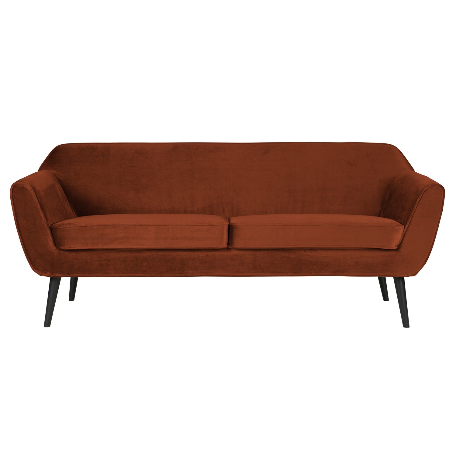 Woood Rocco 2-zitsbank - Velvet - Roest
