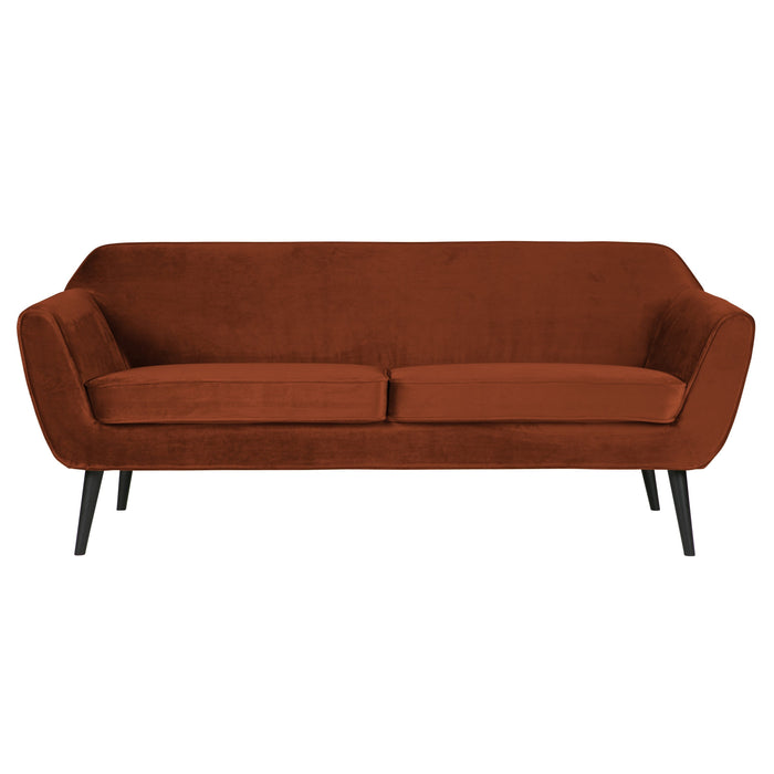 Woood Rocco 2-zitsbank - Velvet - Roest