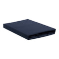 Ambiante Cotton Uni Hoeslaken 140 x 200 cm - Donkerblauw
