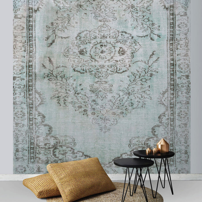 Art for the Home - Fotobehang - Wandkleed Grijs-Groen - 280x200cm