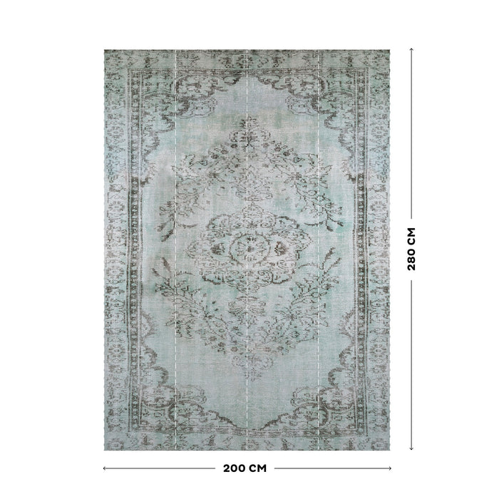 Art for the Home - Fotobehang - Wandkleed Grijs-Groen - 280x200cm