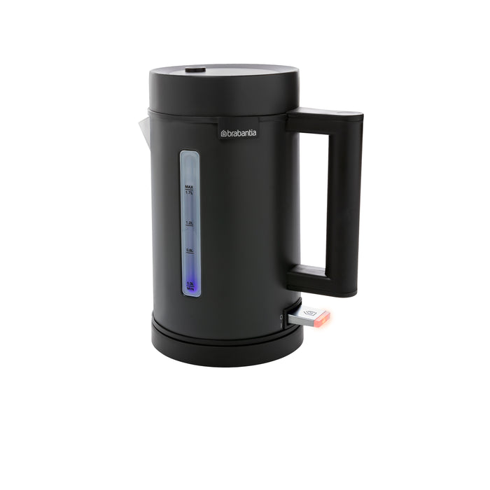 Brabantia D1S-6TMB Waterkoker - 1,7 Liter - LED-verlichting -Zwart