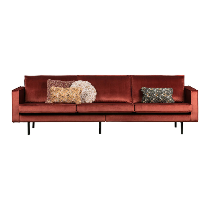 WOOOD Rodeo 3-zitsbank - Velvet -  Chestnut