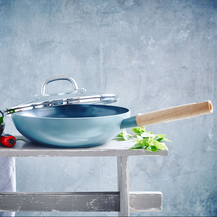 GreenPan Mayflower Keramische Wok - Ø 28 cm - Inductie