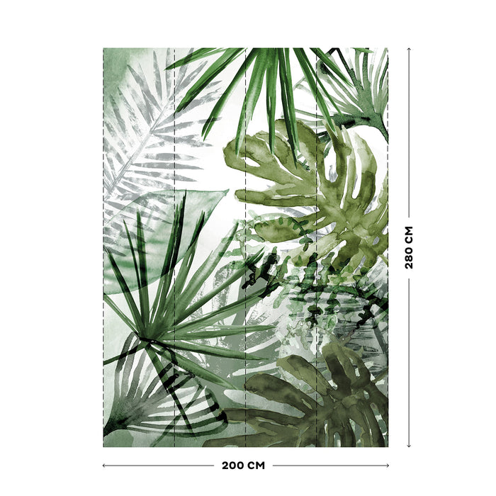 Art for the Home Monstera Planten Fotobehang 280x200 cm