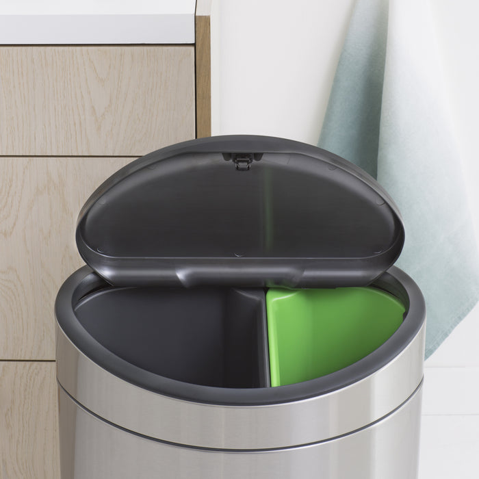 Brabantia Touch Bin Recycle Afvalemmer 33 Liter  (10+23 Liter)