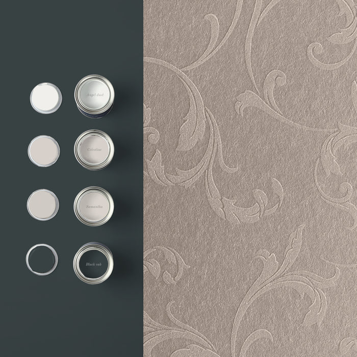 Graham & Brown vliesbehang Baroque Bead Champagne Taupe