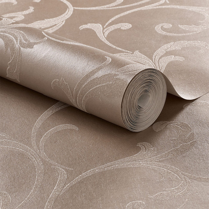 Graham & Brown vliesbehang Baroque Bead Champagne Taupe
