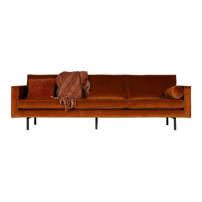 WOOOD Rodeo 3-zitsbank - Velvet -  Roest
