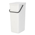 Brabantia Sort & Go Afvalemmer 40 Liter - White