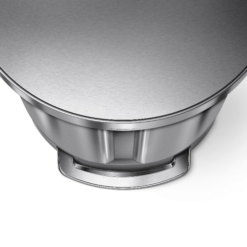 Liner Pocket Afvalemmer,Half Rond, Recycler, 23+33 L, Zilver - Simpleh