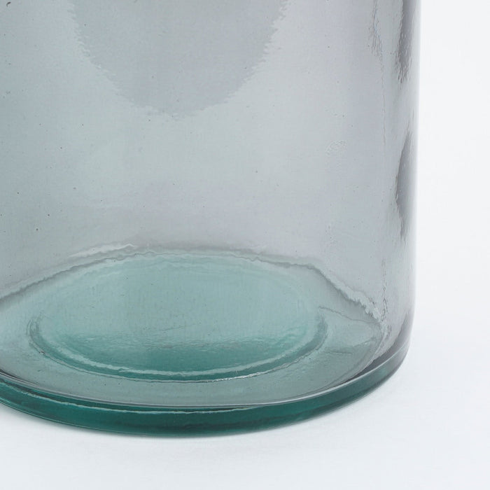 Mica Decorations Rioja Glazen Fles - H50 x Ø15 cm - Donkergrijs