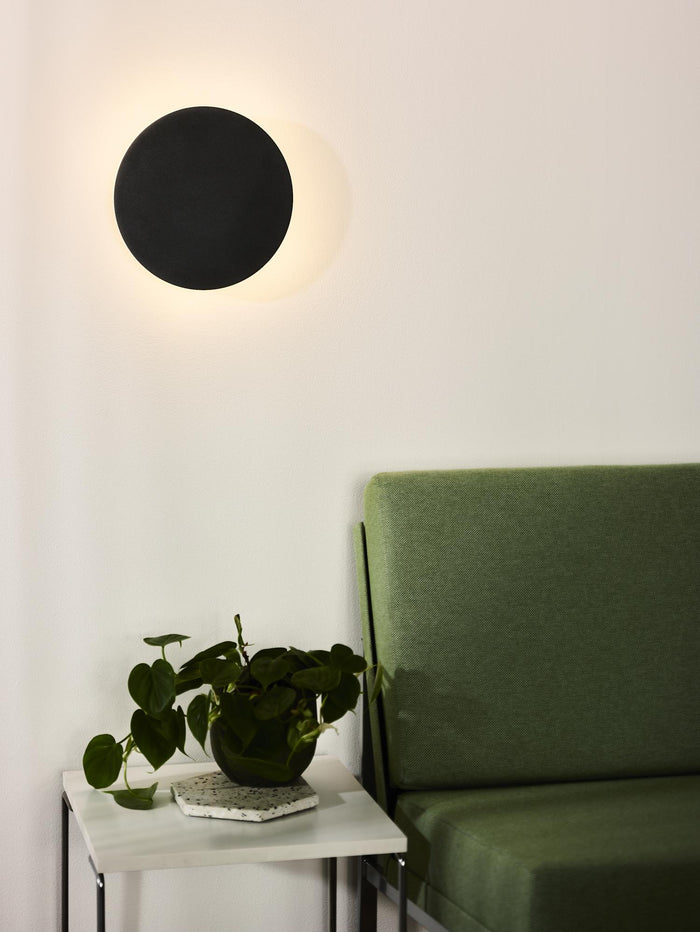 Lucide EKLYPS LED Wandlamp - Zwart