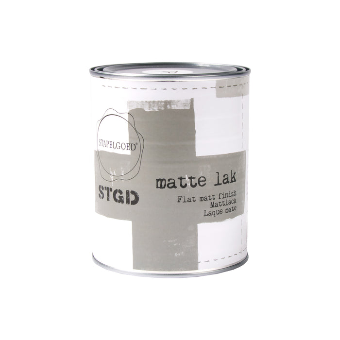 Stapelgoed | Matte Lak - Grijs - Dolphin - 1L