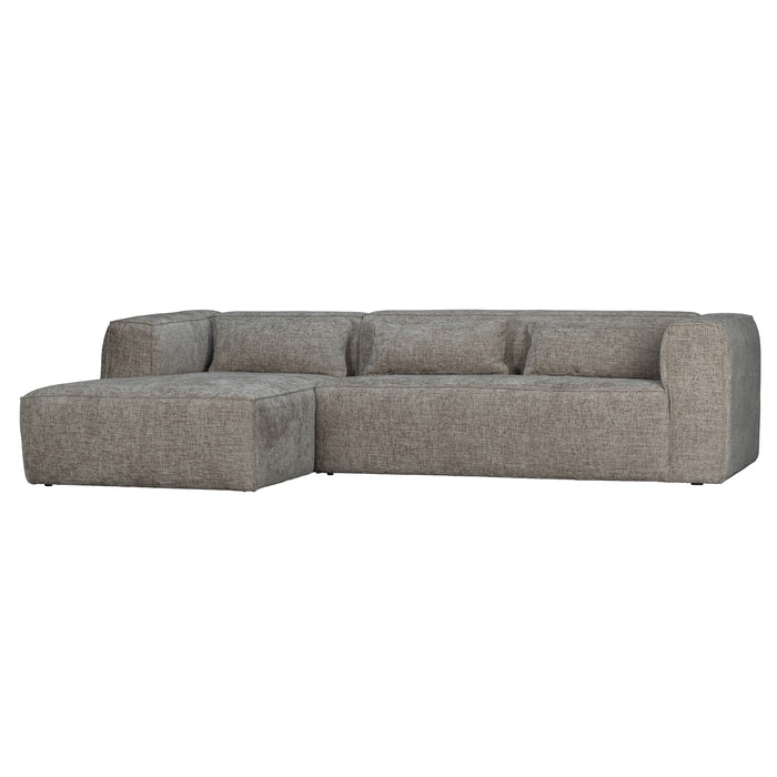 WOOOD Bean Hoekbank Links - Polyester - Travertin