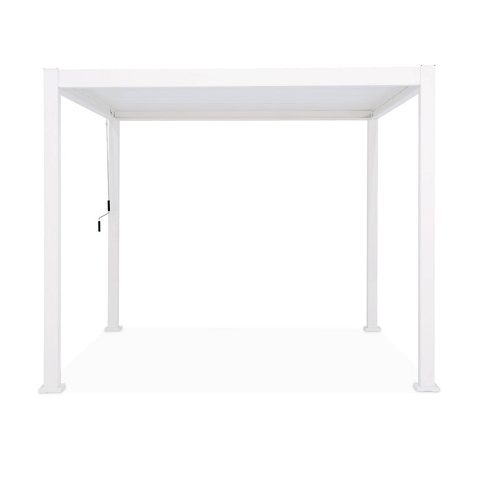 sweeek - Pergola met lamellendak, 3x3m, verstelbare lamellen V2