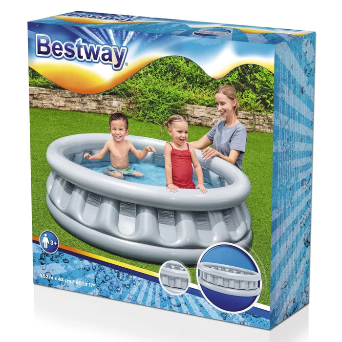 Bestway Opblaaszwembad Zilver