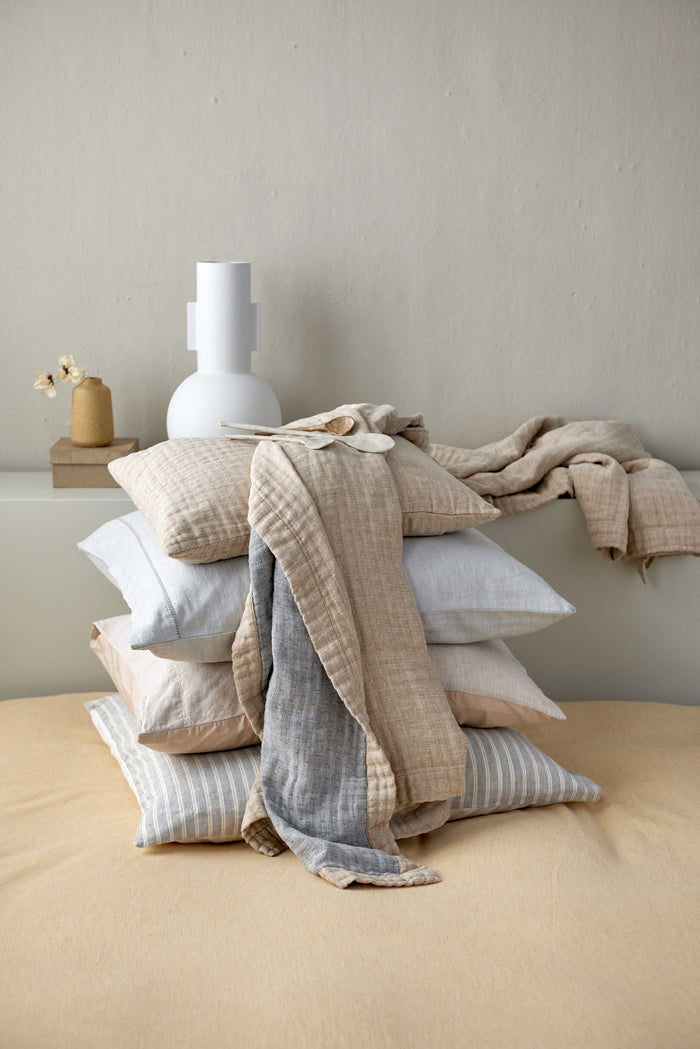 Vandyck - Dekbedovertrek PURE 40 Light Honey 240x220 cm (linnen|katoen