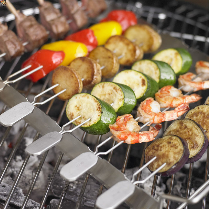 Rösle Barbecue - Grillspies - Set van 4 Stuks - 33 cm - RVS - Rösle