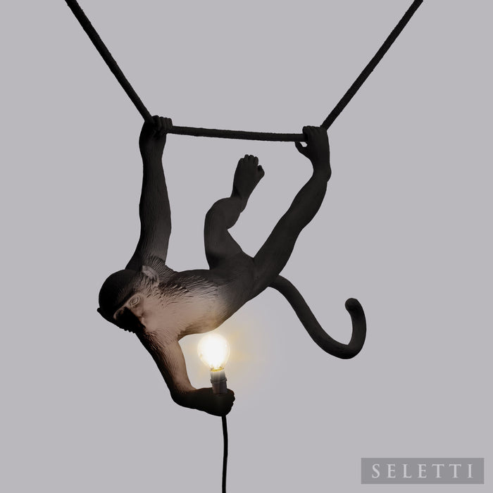 Seletti Monkey Outdoor Lampresin Aan Touw