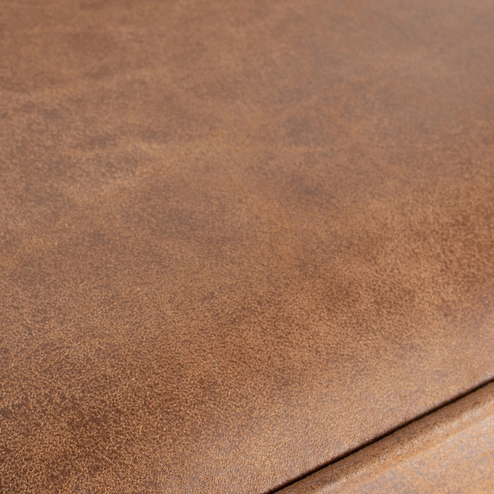 WOOOD Vogue 2-zitsbankje - Cognac Leer