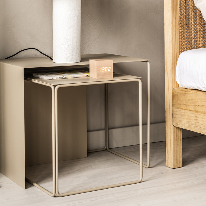 ferm LIVING Cluster Bijzettafel - Cashmere - Set van 3