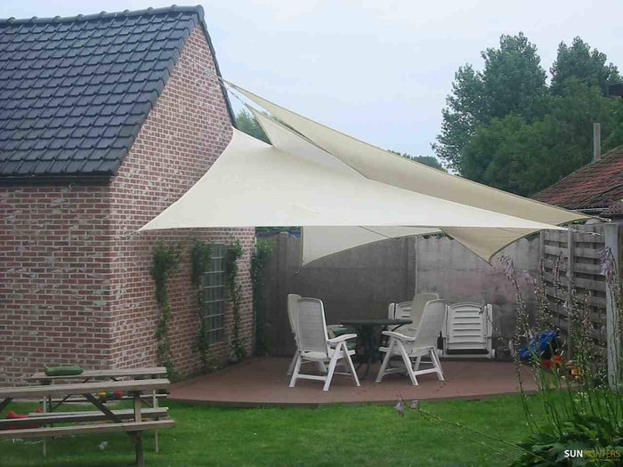 Sunfighters   90 graden Driehoek 4x5x6,4 Ivoor
