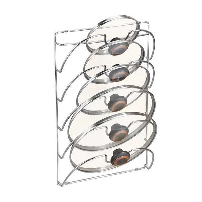 Pannendeksel Houder, 27.9 x 10.4 x 43.2 cm, RVS, Zilver - iDesign | Cl