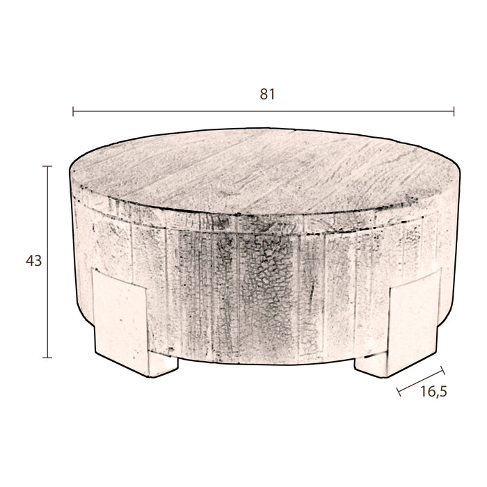 Dutchbone Coals Salontafel