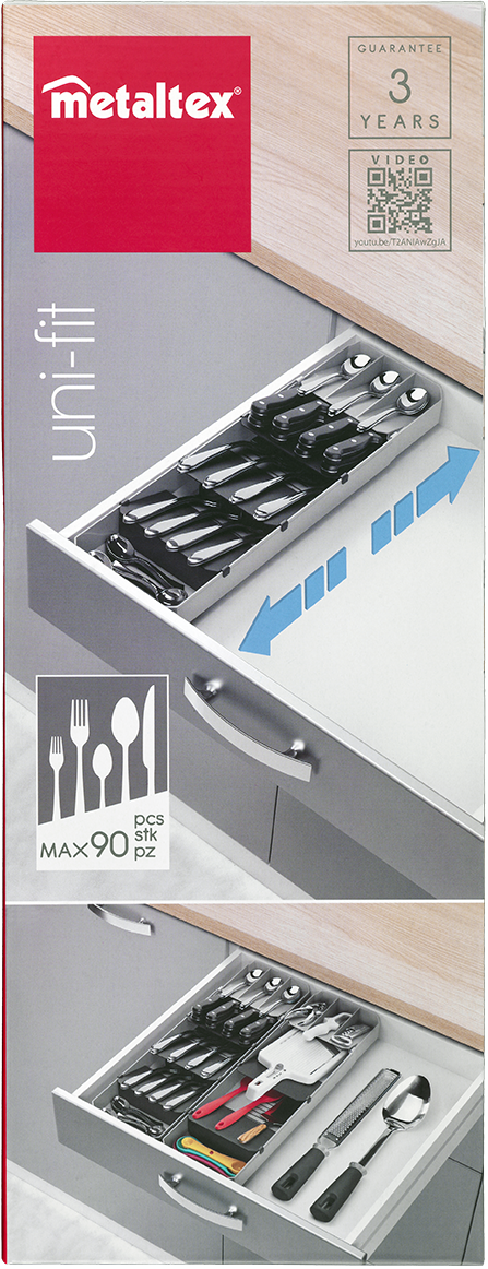 Metaltex Unifit bestekbak