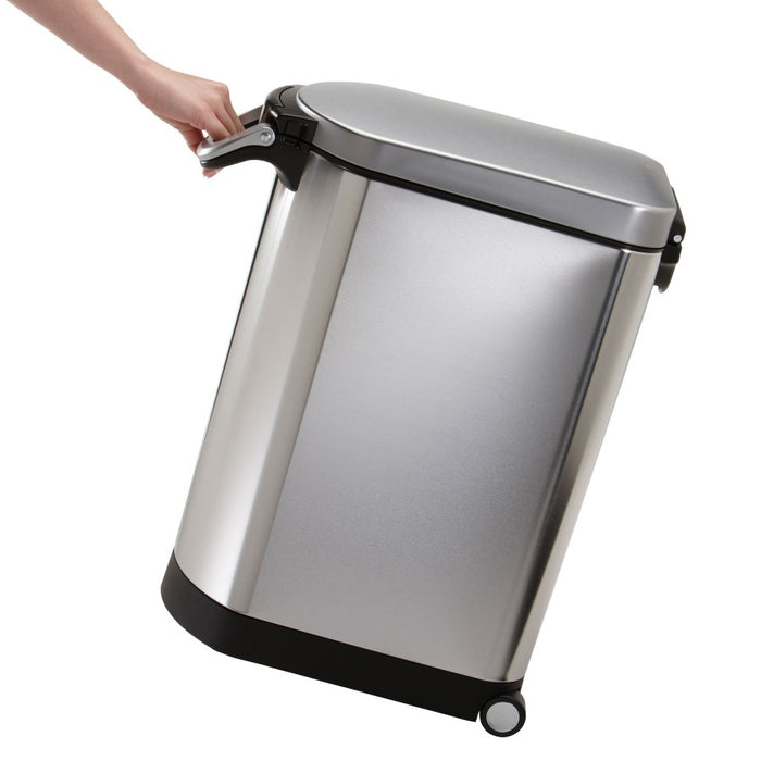 Simplehuman - Opbergbox voor Huisdierenvoer, Medium, 25 L, Zilver - Si