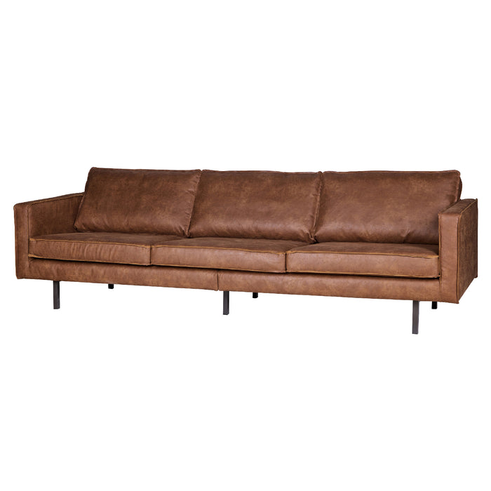 WOOOD Rodeo 3-zitsbank - Eco-leder -  Cognac