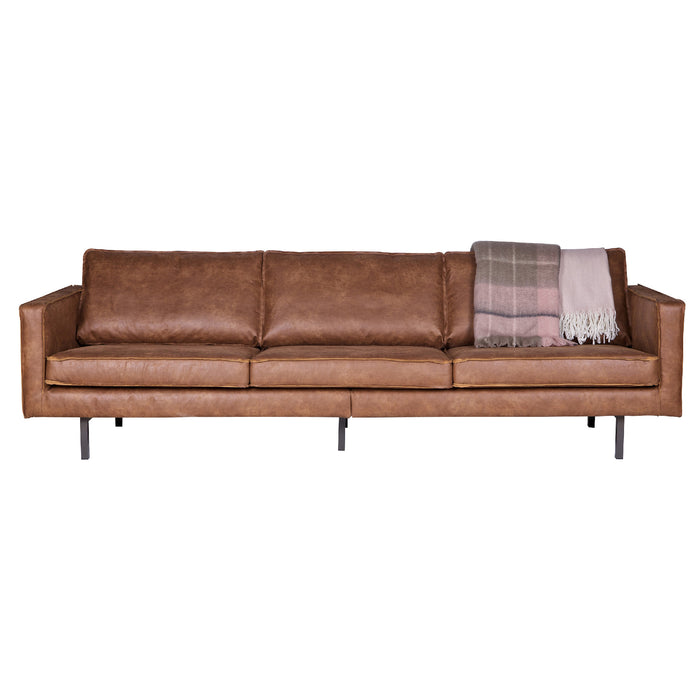 WOOOD Rodeo 3-zitsbank - Eco-leder -  Cognac