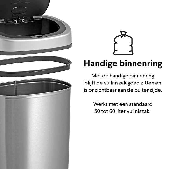 Homra Fonix Sensor Afvalemmer 40 Liter