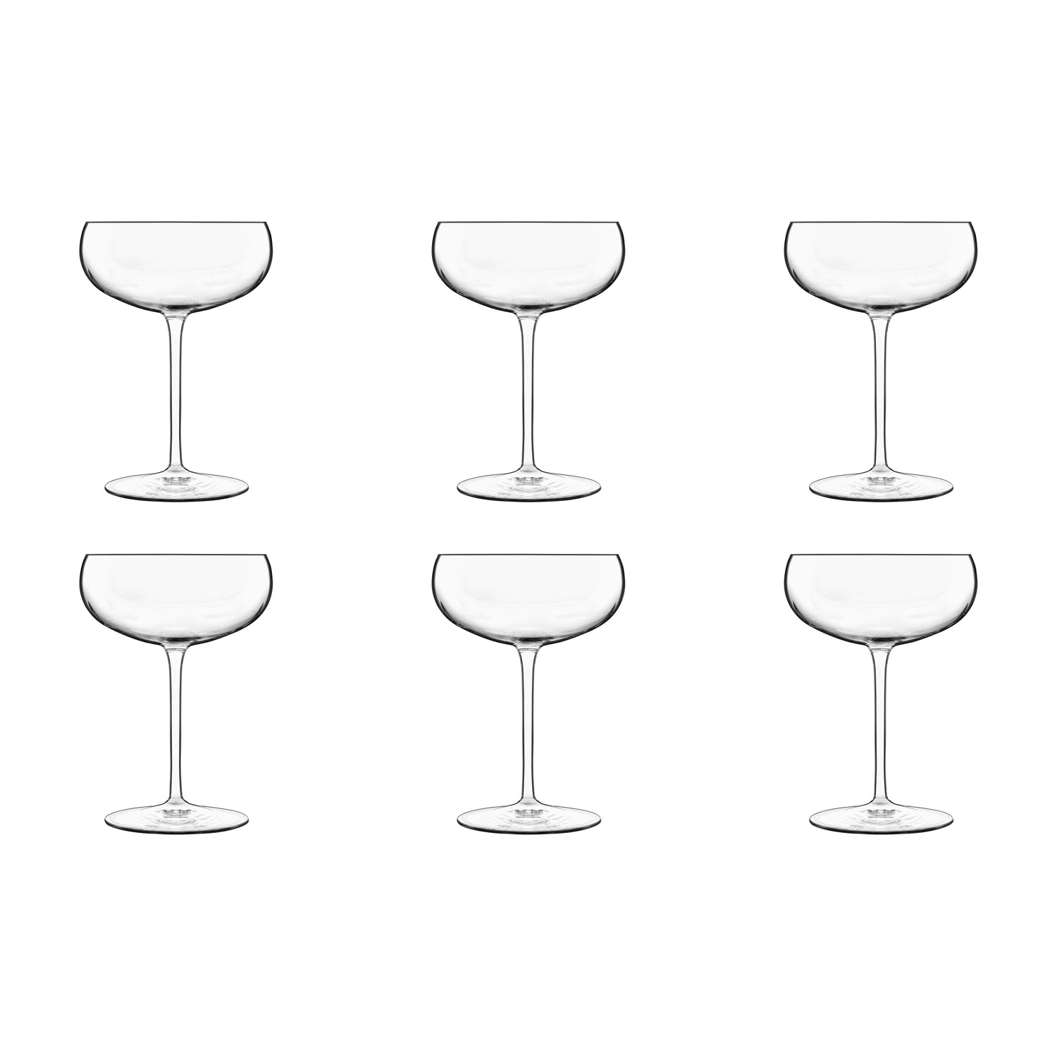 Luigi Bormioli Meravigliosi Champagnecoupe - 0,3 L - 6 st.