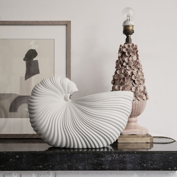 ferm LIVING Shell Pot Vaas - Off-White