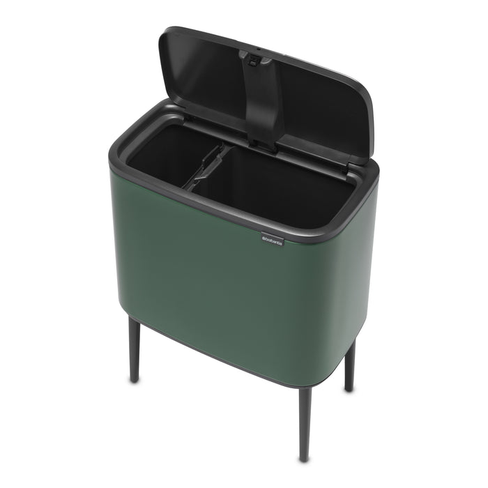 Brabantia Bo Touch Bin Afvalemmer 11 + 23 L - Pine Green